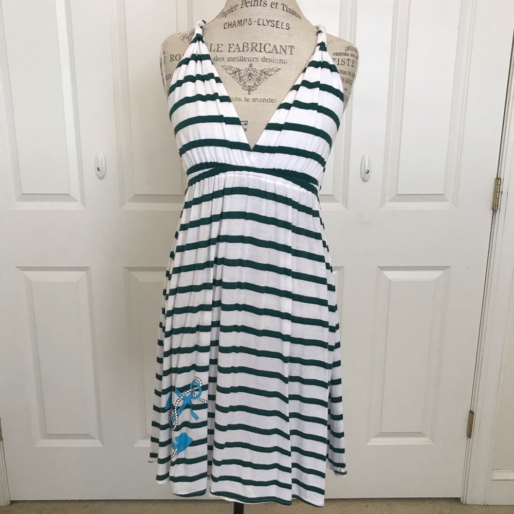 Striped nautical dress